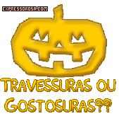 Travessuras ou Gostosuras? - Plakinha by Expresso Rosa