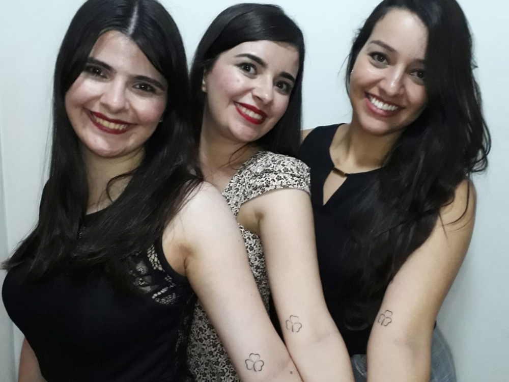Minha terceira tatuagem: nosso trevo de amigas-irmãs!