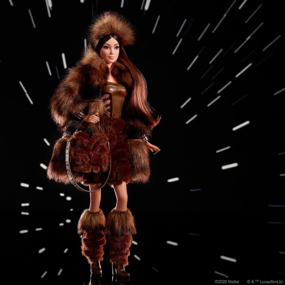 A linha da Barbie de Star Wars