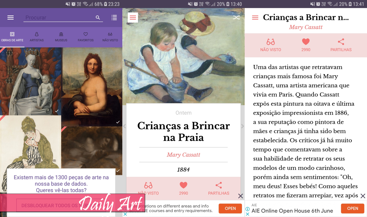 5 aplicativos pra quem adora História da Arte