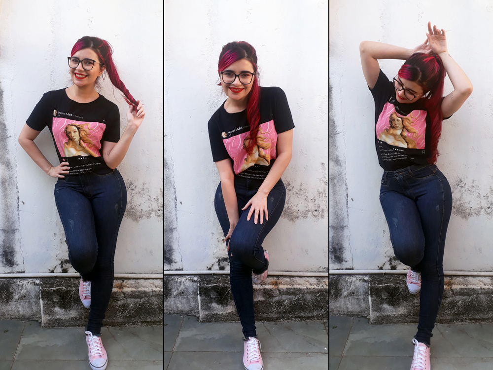 Lookbook: Vênus em Arte (trio de fotos fazendo pose)