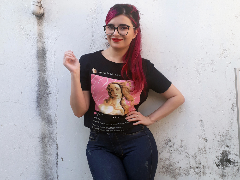 Lookbook: Vênus em Arte (detalhe da cintura pra cima)