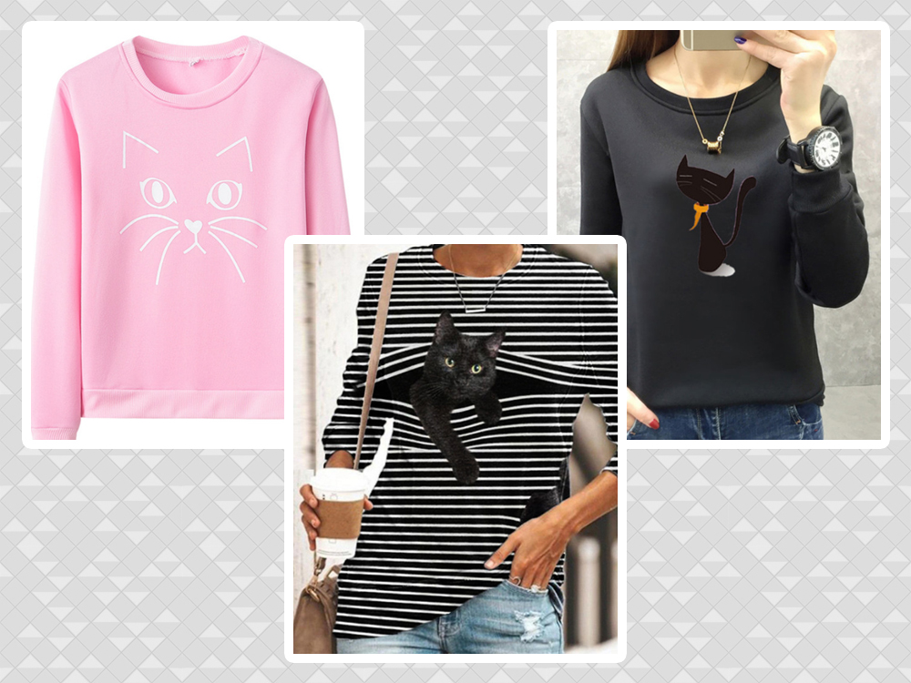 Roupas de gatinho preto da Berrylook