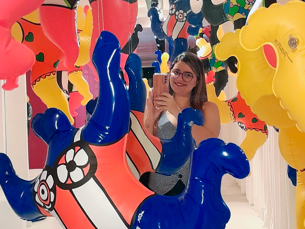 Exposição “Niki de Saint Phalle, Sonhos de Liberdade”, na Casa Fiat de Cultura Exposição “Niki de Saint Phalle, Sonhos de Liberdade”, na Casa Fiat de Cultura
