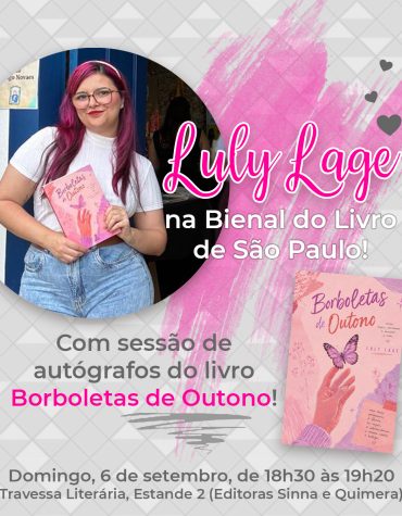Estou indo para a Bienal do Livro de São Paulo!